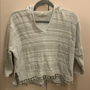 Madewell cropped sweater